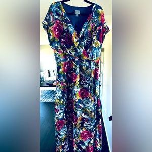 Women’s Rabbit Rabbit Rabbit Designs Size 16 Floral Maxi Dress
